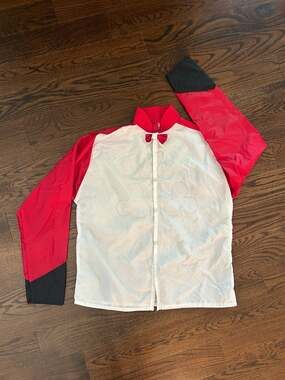 Custom Accents Vintage Lightweight Nylon Jockey Silk Jacket